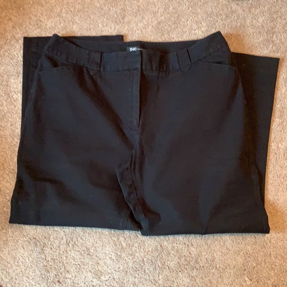 INC Stretch Women's Black Wide Leg Capri Pants - Picture 3 of 3